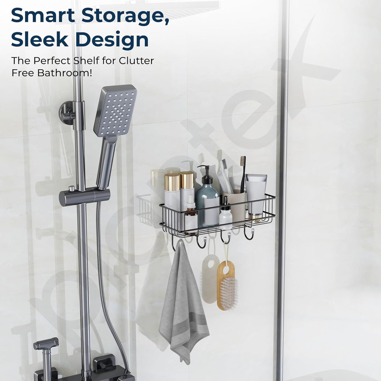 Sleek Self-Adhesive Storage Shelf™