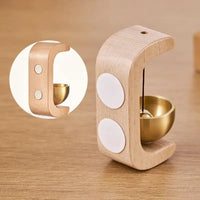 Elegant Wood & Brass Doorbell Chime™