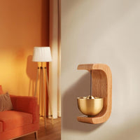 Elegant Wood & Brass Doorbell Chime™