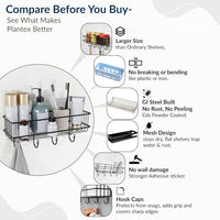 Sleek Self-Adhesive Storage Shelf™