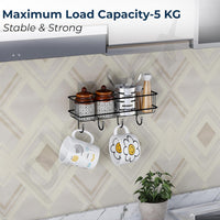 Sleek Self-Adhesive Storage Shelf™